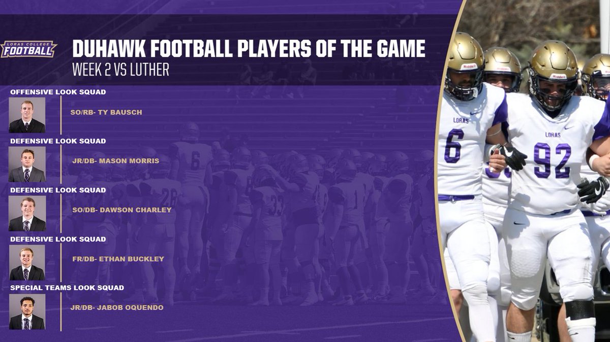 Loras College Football tweet media
