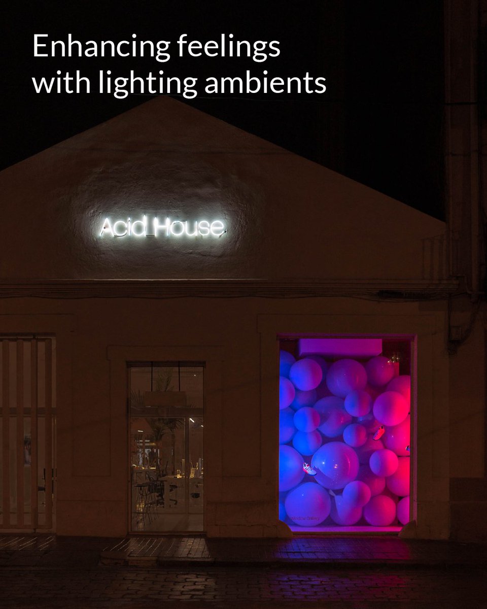The challenge with Acid House Barcelona was to make #lighting a key element for their creative actions and to offer them a tool to easily design, deploy and control everything happening in its Window Gallery. 

Read our latest case study at bit.ly/2OnJihd.