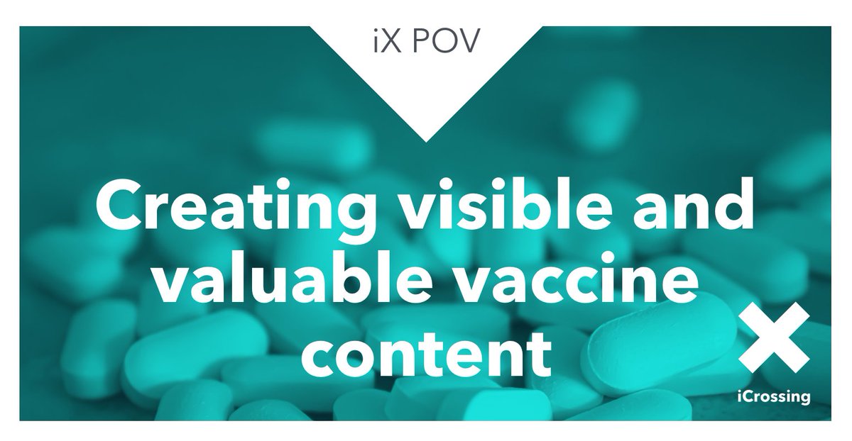icrossing_uk's tweet photo. About to publish #vaccine content? #PharmaMarketing pros Jo-ann Fortune and Sam Colebrook dispense insights gained from analysing over 6000 relevant keywords in this @PharmaTimes article
👇
https://t.co/sShwScU3Dl

#IXPOV #HealthMarketing https://t.co/qpgJG8qDf9