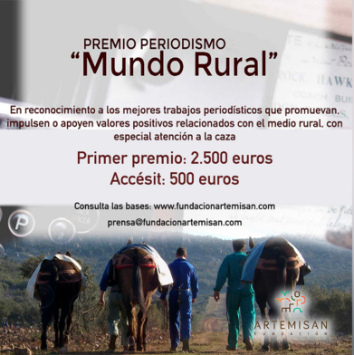 La Fundación Artemisan <a href="/f_artemisan/">Fundación Artemisan</a> crea el Premio de Periodismo “Mundo Rural”  ow.ly/PJcZ50EhqMj