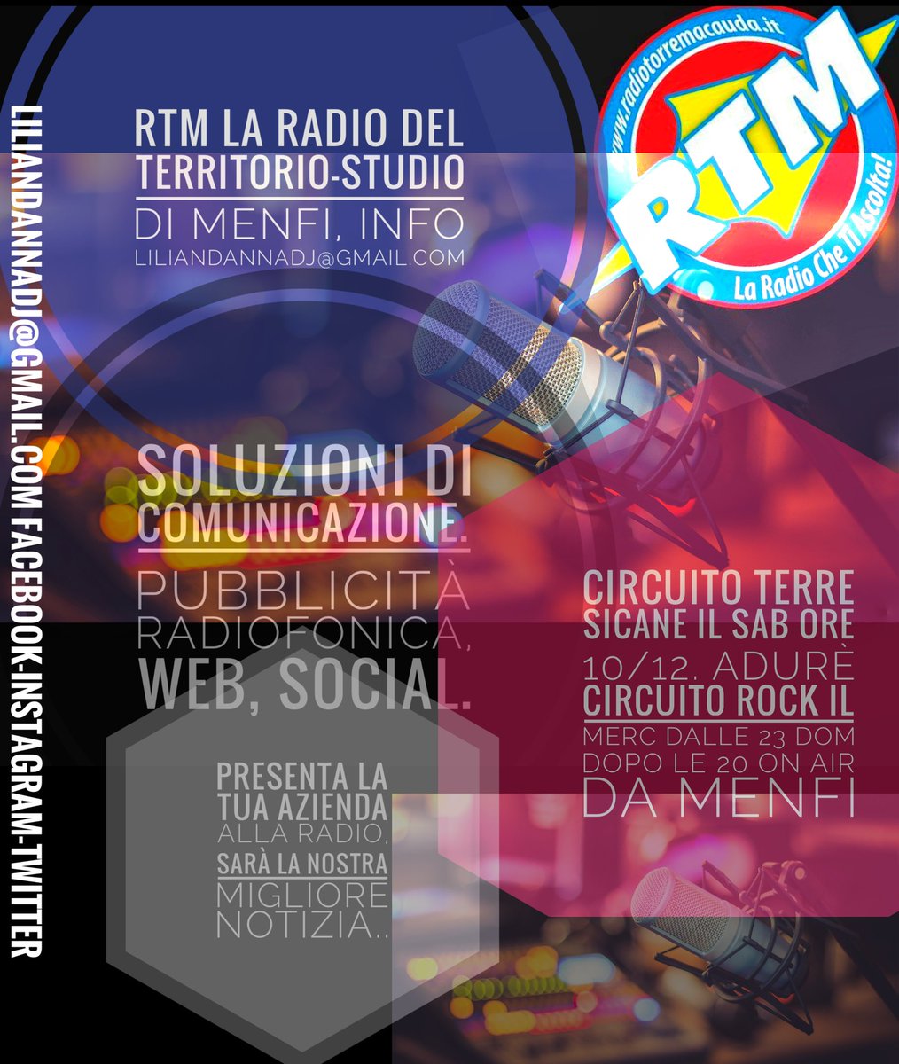DAnnaLilian's tweet photo. Presenta la tua azienda alla radio, sarà la nostra migliore notizia.. https://t.co/tsCU9PlK9b