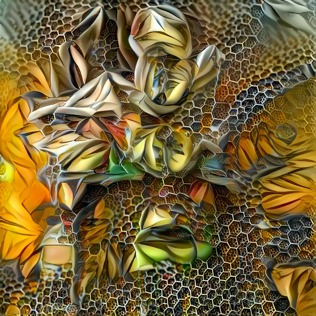 🪐 New Drop🪐
Honeycomb
Original Digital Art
1/1 Available = 0,5ETH 
Unlockable Content
Now on <a href="/opensea/">OpenSea</a> 
#nft #nftcollectors #NFTs #nftart #nftgenesis #nftcollector #NFTartists
opensea.io/assets/0x495f9…