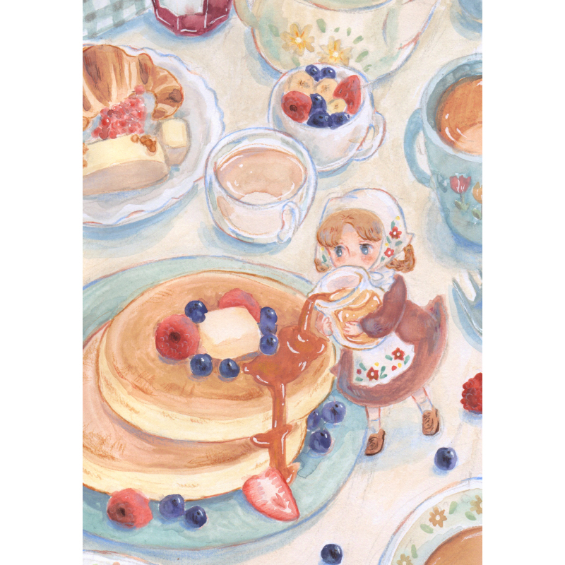 Thumbelina with the Breakfast🥐🥣

#絵描き繋がれ