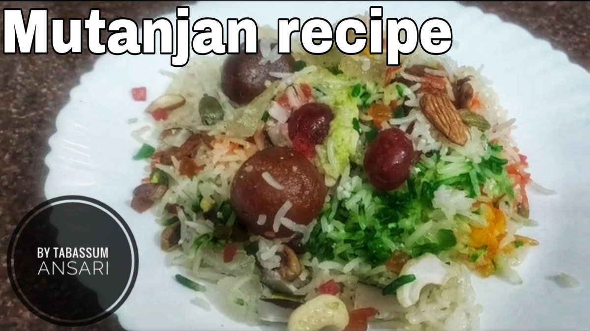Tabassumcooking's tweet photo. Mutanjan Recipe | Mutanjan Banane Ka Ashan Tarika (Meethe Chawal) 
 Check out the recipe on YouTube hope you all love it❤😊
Youtube link 👇  https://t.co/TjwdlXunS9

#foodies #mutanjanrecipe #tabassumcooking #VideoViral
#YouTube #subscribe #like https://t.co/g1RhbtKjGN