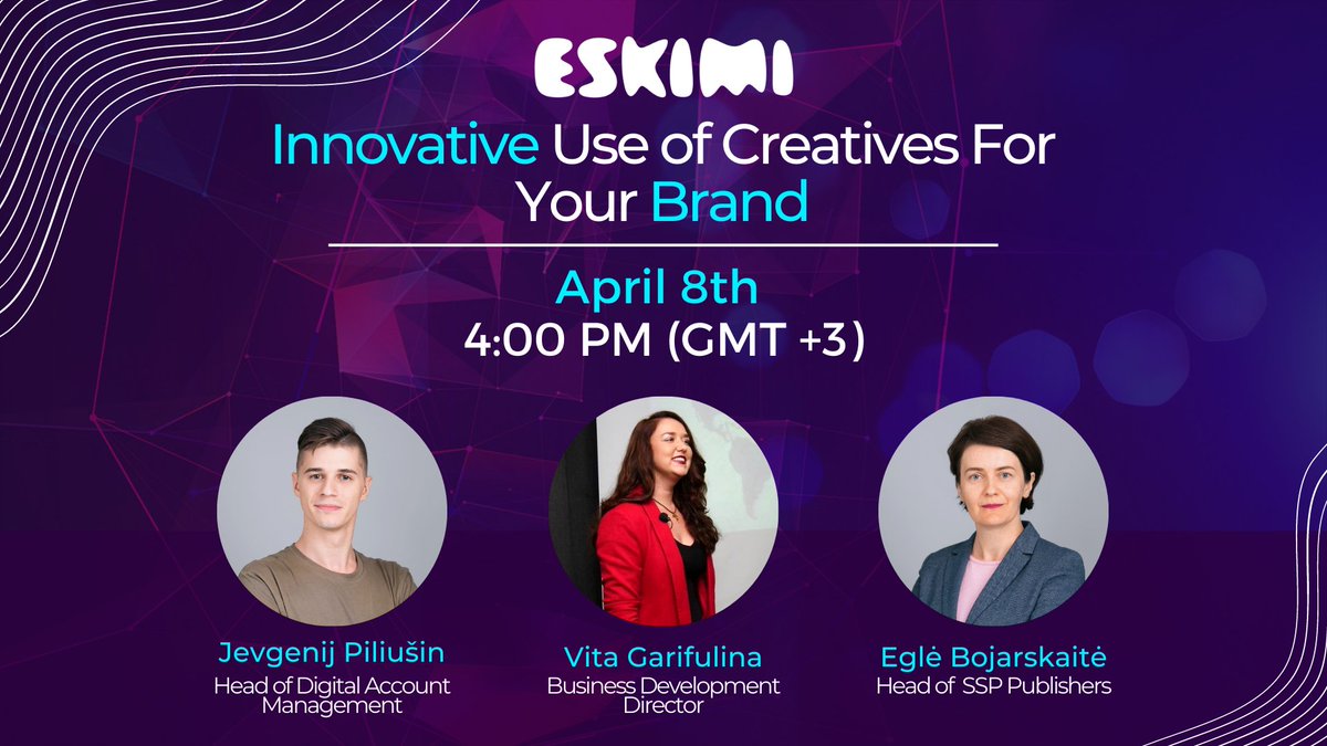 Mr_Chuxx's tweet image. Let’s talk #innovation. Join our amazing team members - they will guide you through the newest #richmedia executions, innovative solutions, and the difference that SSP does to your brand’s strategy! Register here: https://bit.​ly/3wkjvaK