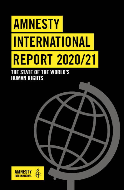 AmnestyMENA's tweet photo. The year 2020 was challenging. How were #HumanRights impacted? 
Find out more tomorrow in our Annual Report that covers 149 countries. https://t.co/JI4ef3Ooiz
