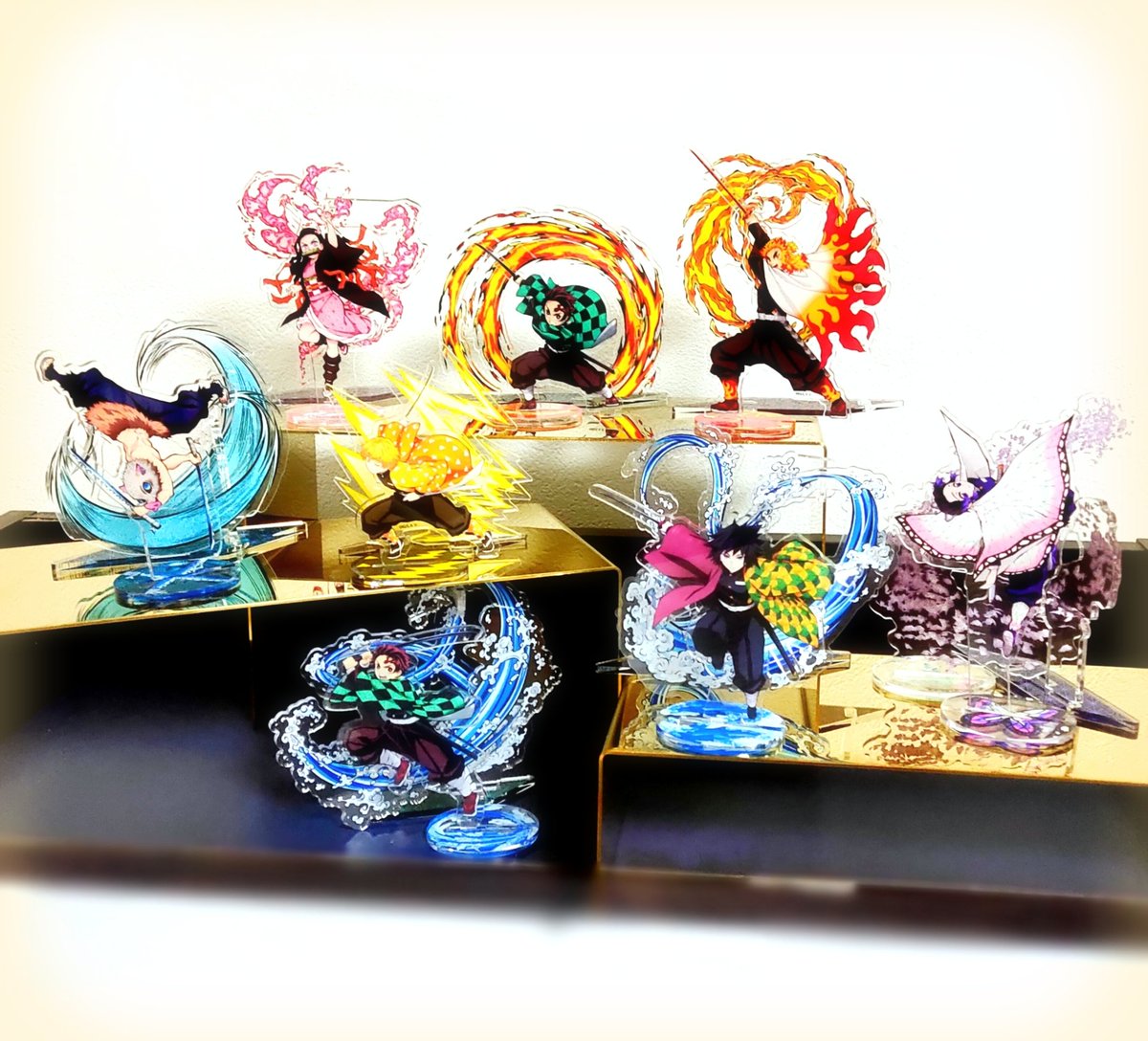 鬼滅の刃 炭治郎&善逸 ポップアップアクリルマスコットセット C96