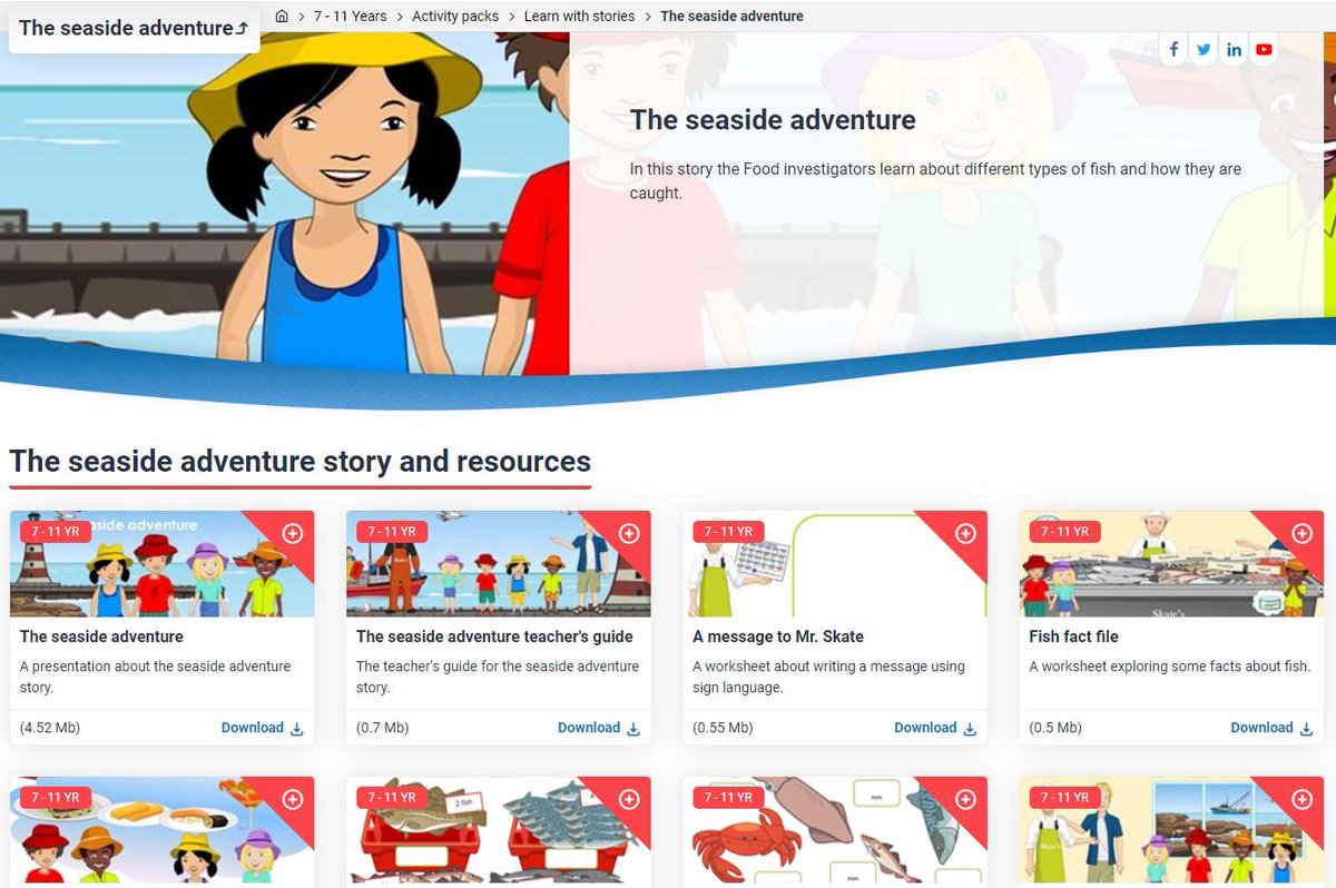Use food to teach Primary pupils about #literacy and #numeracy with our #learnwithstories resources. These activities join the food investigators at a farm, at the seaside and more and include haikus, spelling, writing letter and numeracy tasks.  foodafactoflife.org.uk/7-11-years/act…