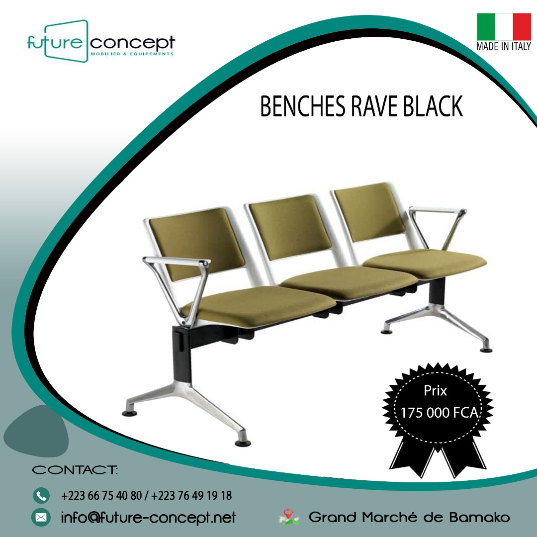 FutureConcept5's tweet photo. Nos chaises de couloir ou de salle d'attente sont disponibles pour l'aménagement de vos locaux. 👍

Contactez-nous au (+223) 66754080 - 76491918

#équipementsdebureau #mobiliersdebureau #meuble #mali https://t.co/dYbIktb2H7