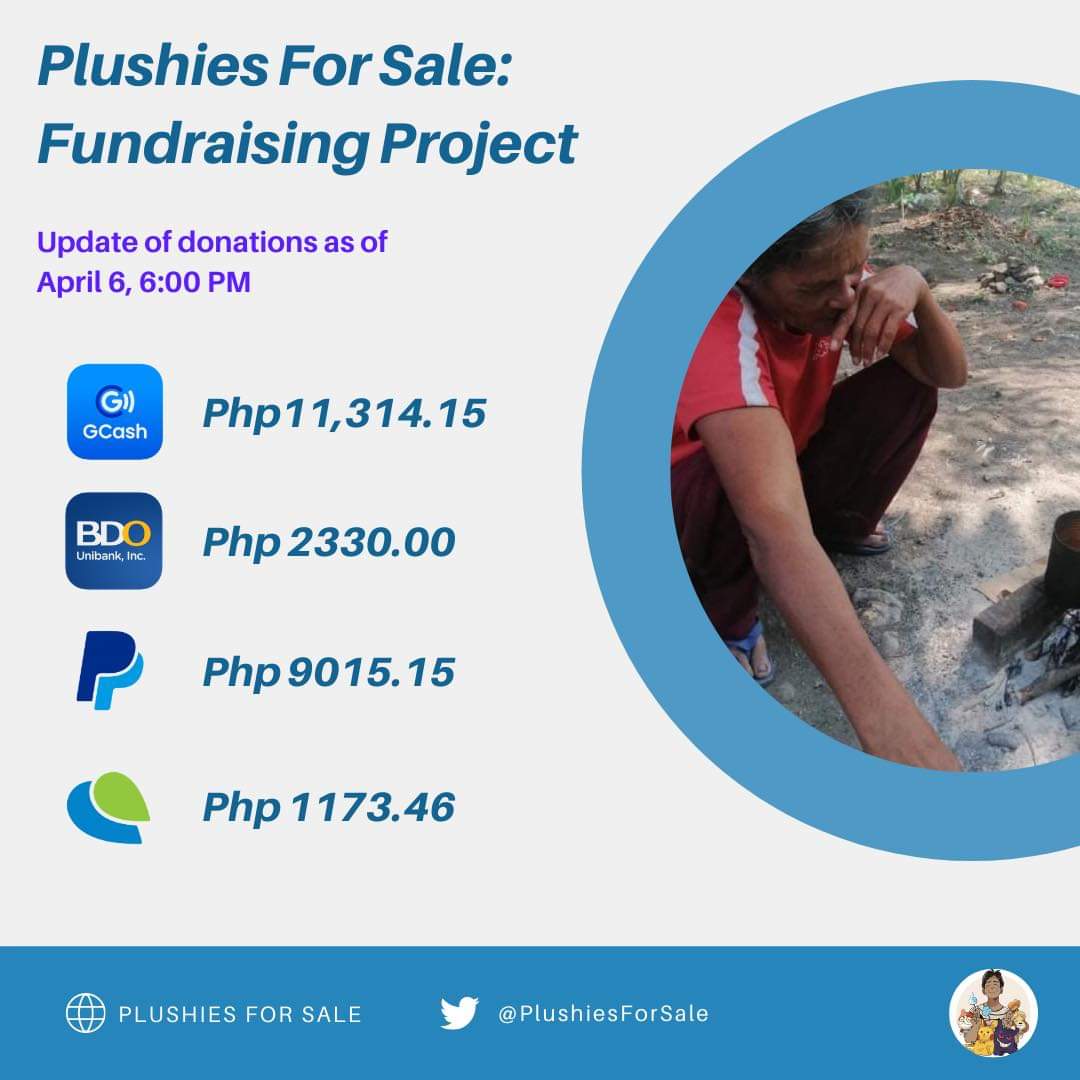 PlushiesForHope's tweet photo. Update: We are adding Tatay Cris and Nanay Tana on our list of beneficiaries for this donation drive. Tatay Cris is a garbage collector (nangangalakal) and because of ECQ they cannot go outside for work same goes with Nanay Tana. 

Also posted donations update as of 6:00 PM. 😊 https://t.co/s2qpYfPvVT