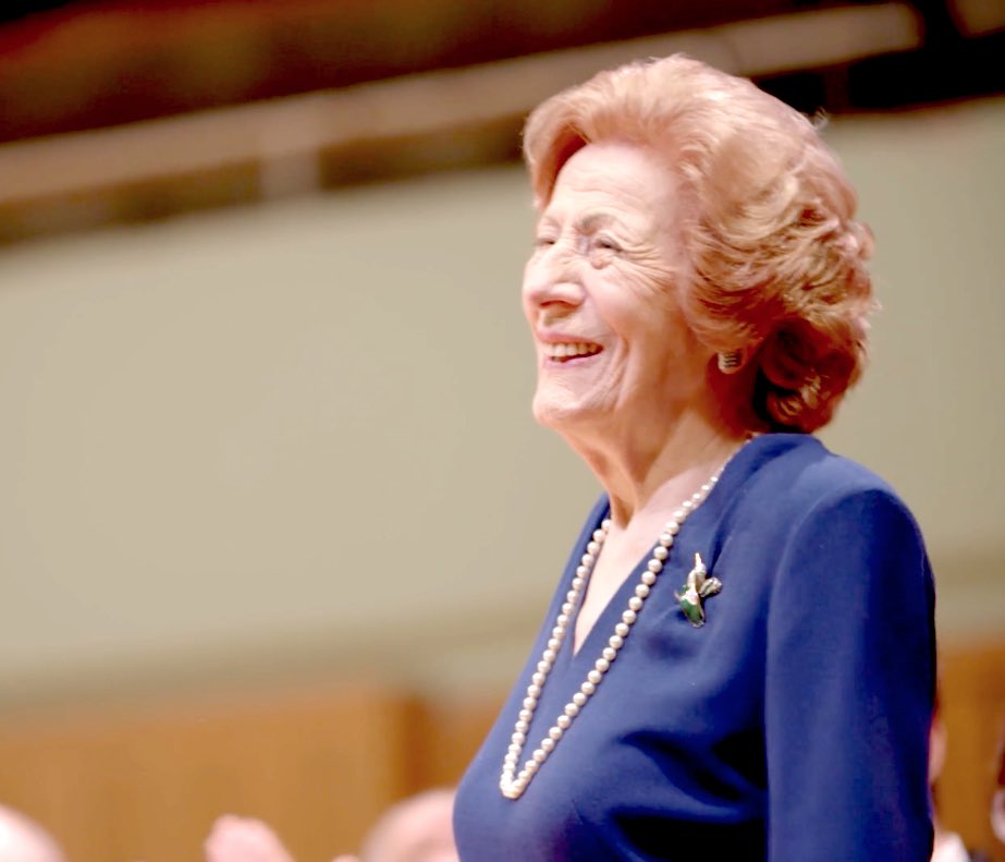 So sad to hear of Ronnie Dunne‘s passing yesterday. We were very lucky to work closely over the past 10 with her and the amazing <a href="/VDISComp/">Veronica Dunne International Singing Competition</a> she setup to showcase brilliant Irish singing talent. A lady, a legend &amp; an oh so generous soul.
Ar dheis Dé go raibh a hanam
#