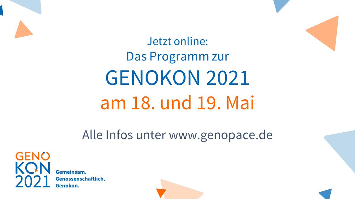 Das Programm für die #genokon2021 ist seit heute online und so umfangreich und vielfältig, dass wir es mit Ach und Krach auf zwei Seiten unterbringen konnten. Da ist garantiert für jede und jeden etwas Passendes dabei!

Seid dabei - wir freuen uns auf euch!