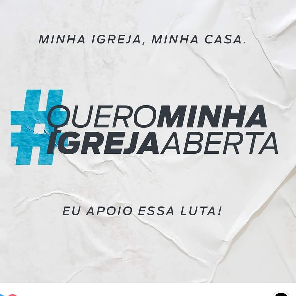 ErasmoDuarte's tweet photo. @allanldsantos #QueroMinhaIgrejaAberta https://t.co/vC1LGIemGh
