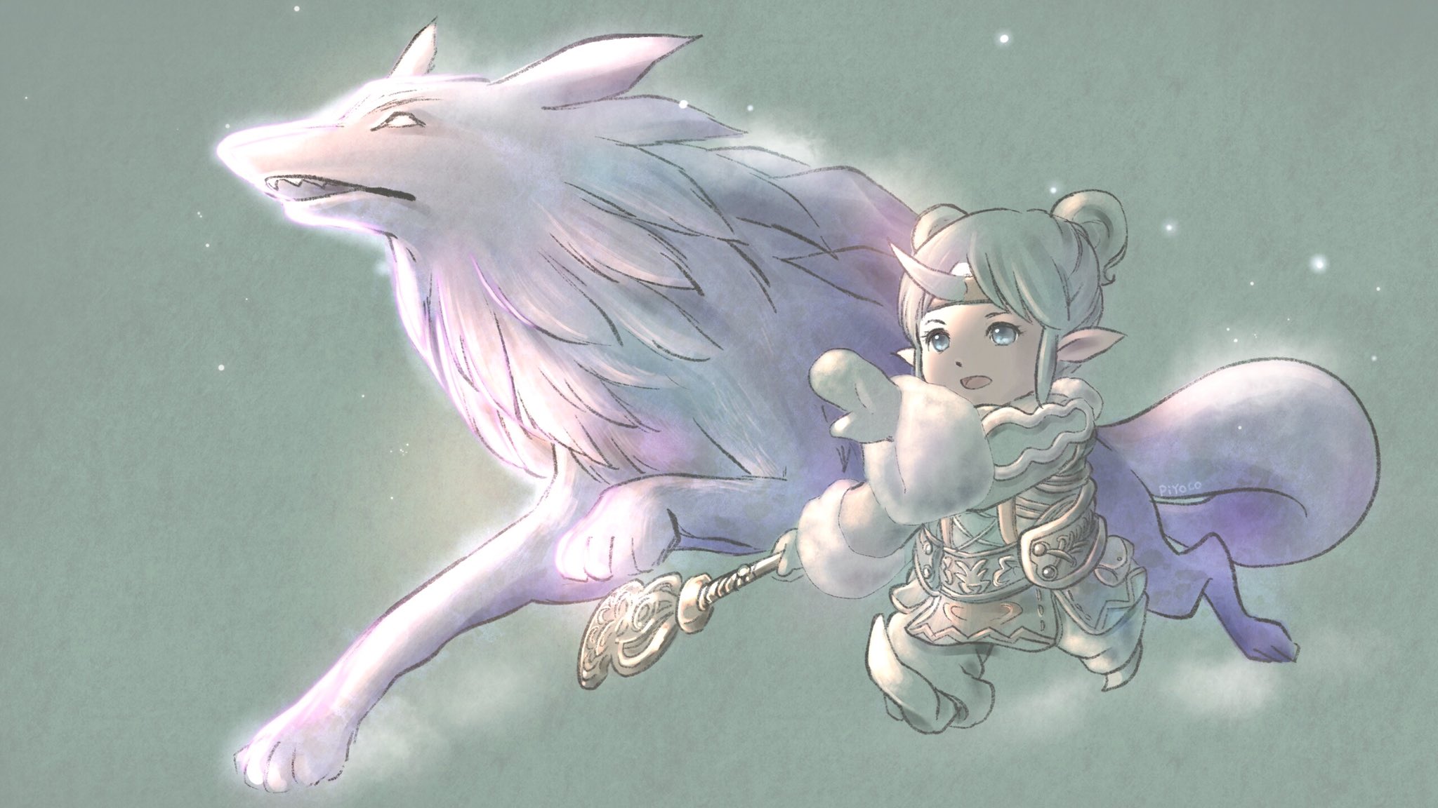ぴよこ A Twitter それゆけフェンリル Ff11 Ff11イラスト T Co Qjbnxxyhv2 Twitter