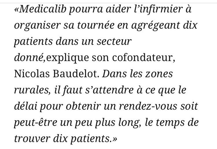On parle de Medicalib dans Le Figaro ⬇️

Lire l’article en intégralité : bit.ly/3rP2Rg1 

 #vaccination  #covid19  #infirmiers #presse