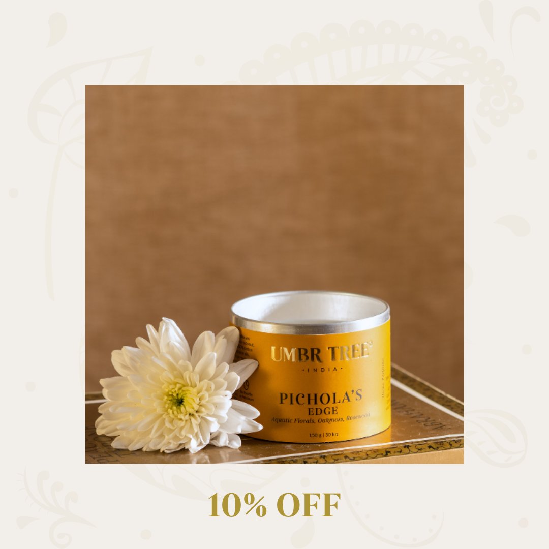 UmbrTree's tweet photo. #FestiveAlert: Get 10% off Umbr Tree’s exclusive range of 14 home fragrance candles, only until 30th April. Use code: BRIGHT First 10 customers win a free surprise gift from us!
Choose from #SoulofIndia or #Vogue collections!
Shop online: https://t.co/DJtTA5eYTV
#umbrtree #candle https://t.co/IapZVTwRi5