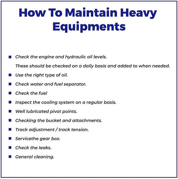 PanEquipment's tweet photo. Maintenance Tips For Heavy Equipments. Note : Preventive Maintenance can reduce Machinery Repair Bills by 25%.        Contact Panafrican Equipment Nigeria. on 0809 833 7644 to properly and effectively run your heavy equipments maintenances.
website:https://t.co/DJRIr851WT https://t.co/RoI4r7s6rN