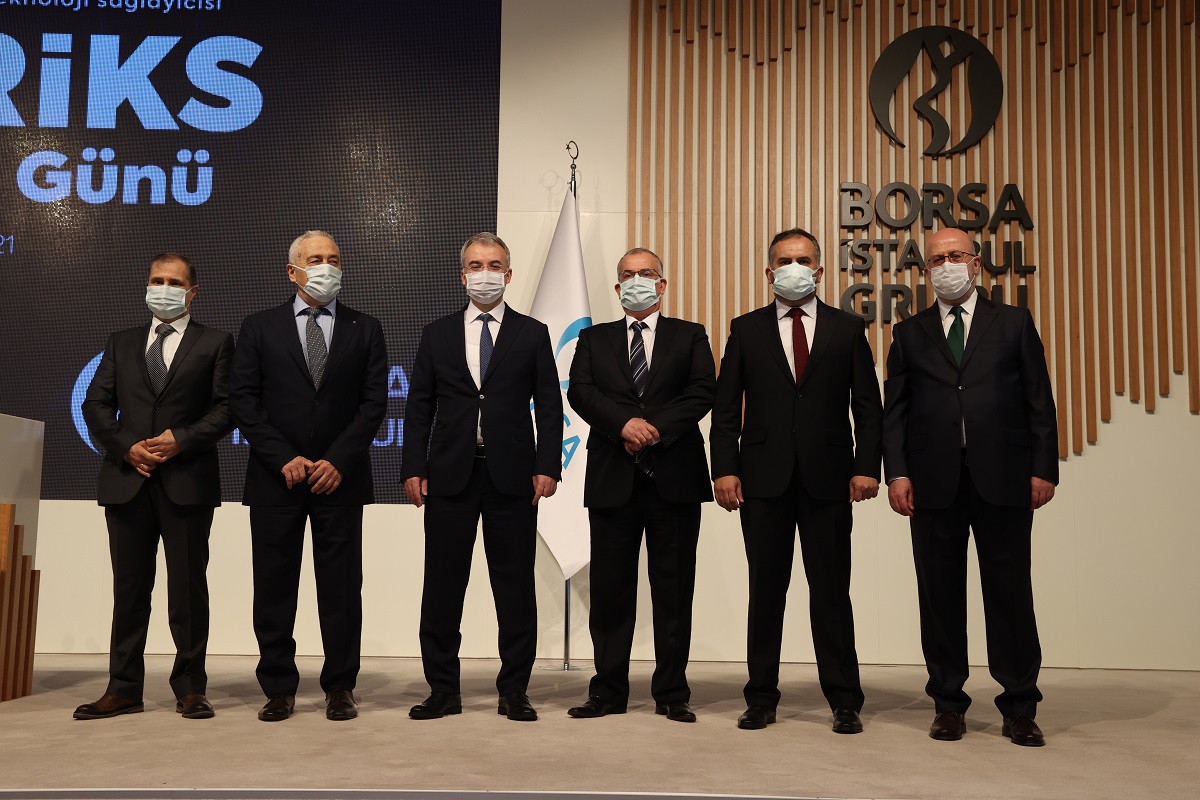 borsaistanbul's tweet photo. Borsa İstanbul'da #Gong Matriks için çaldı. https://t.co/bUFcZNujDf

#Borsaİstanbul #Matriks #GongTöreni https://t.co/oVRkSWcRrA