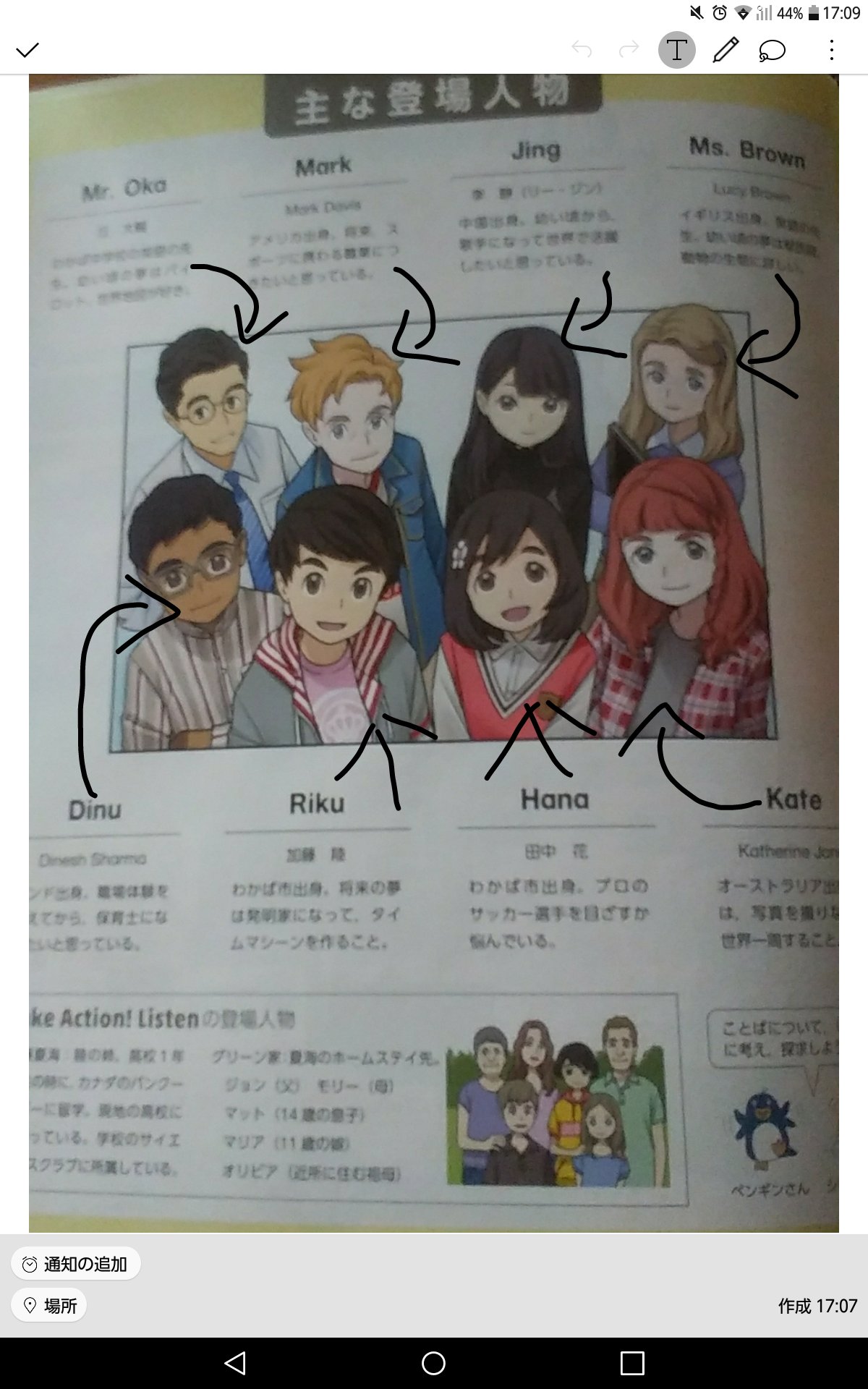 オガワン 英語の教科書のキャラで推せるの誰ですか 僕が推せるのはジンちゃんだよ T Co Fd4ox2int7 Twitter