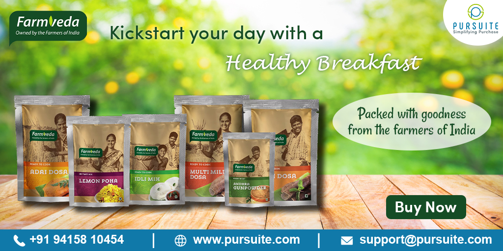 pursuites's tweet photo. Farmveda - Owned by the Farmers of India #Pursuite
For More Details Visit :-
https://t.co/Wu7KvFr4Ym
#InstantPoha #InstantUpma #chutney #chutneypowders #farmveda #procurement #restaurateurs #hospitality #hospitalityindustry #restaurant #flattenthecurve https://t.co/etVBkiaSFM