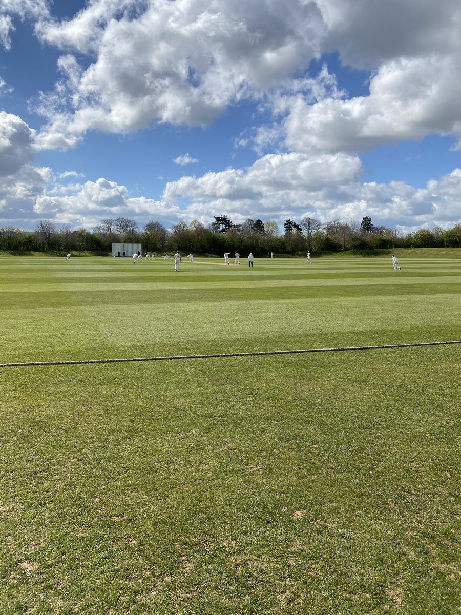 DopsonLuke's tweet photo. What a transformation this ground has had in the last 10 days! My first second XI 4 day pitch for @SomersetCCC cc at @TCCofficial1829. Great effort from everyone in our small team. #somerset #cricket #teamwork https://t.co/iGw9jZVY8e