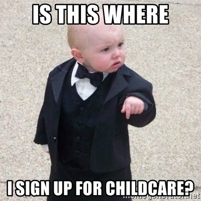 Oh the joys of working out childcare for going back to work 🤦‍♀️