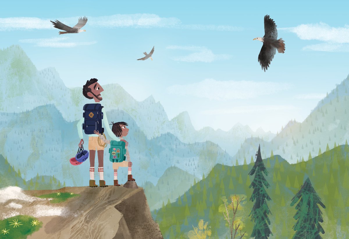 Take to the trails for a celebration of nature – and a day spent with Dad ☀️The Kate Greenaway Award shortlisted picture book HIKE is now out in summery paperback! Truly beautiful, it's a breath of fresh air🍀