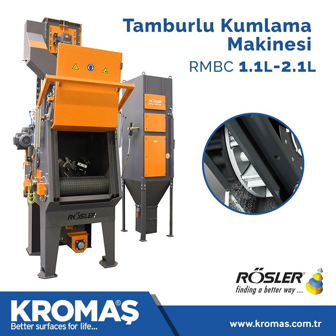 Tamburlu kumlama makineleri yüksek miktarda üretilen parçaların parti halinde kumlanması için idealdir.
Detaylı bilgi için : lnkd.in/eDVhXeF

#kumlamamakinesi #shotblasting #kumlamaekipmanları #shotpeening #tamburlukumlamamakinası #rosler #yüzeyişlem #surfacetreatment