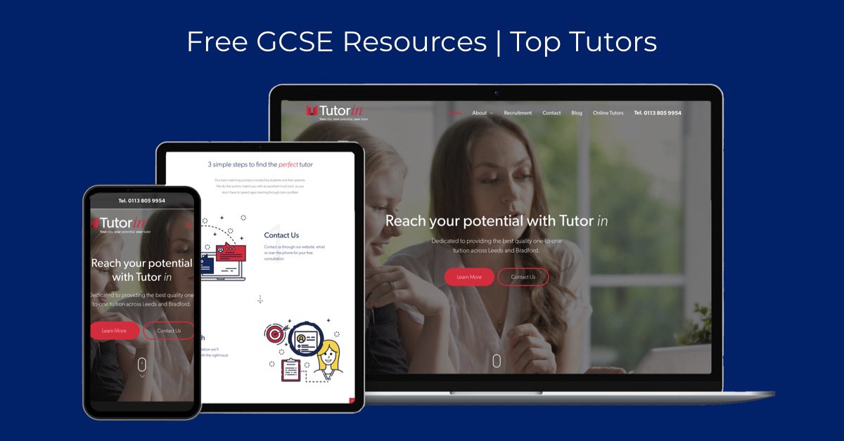 TutorInLeeds's tweet image. Check out our free #GCSE #maths and #English resources to help your child get the grades they deserve. We also have a team of top tutors ready to help. tutor-in.co.uk/learnonline/