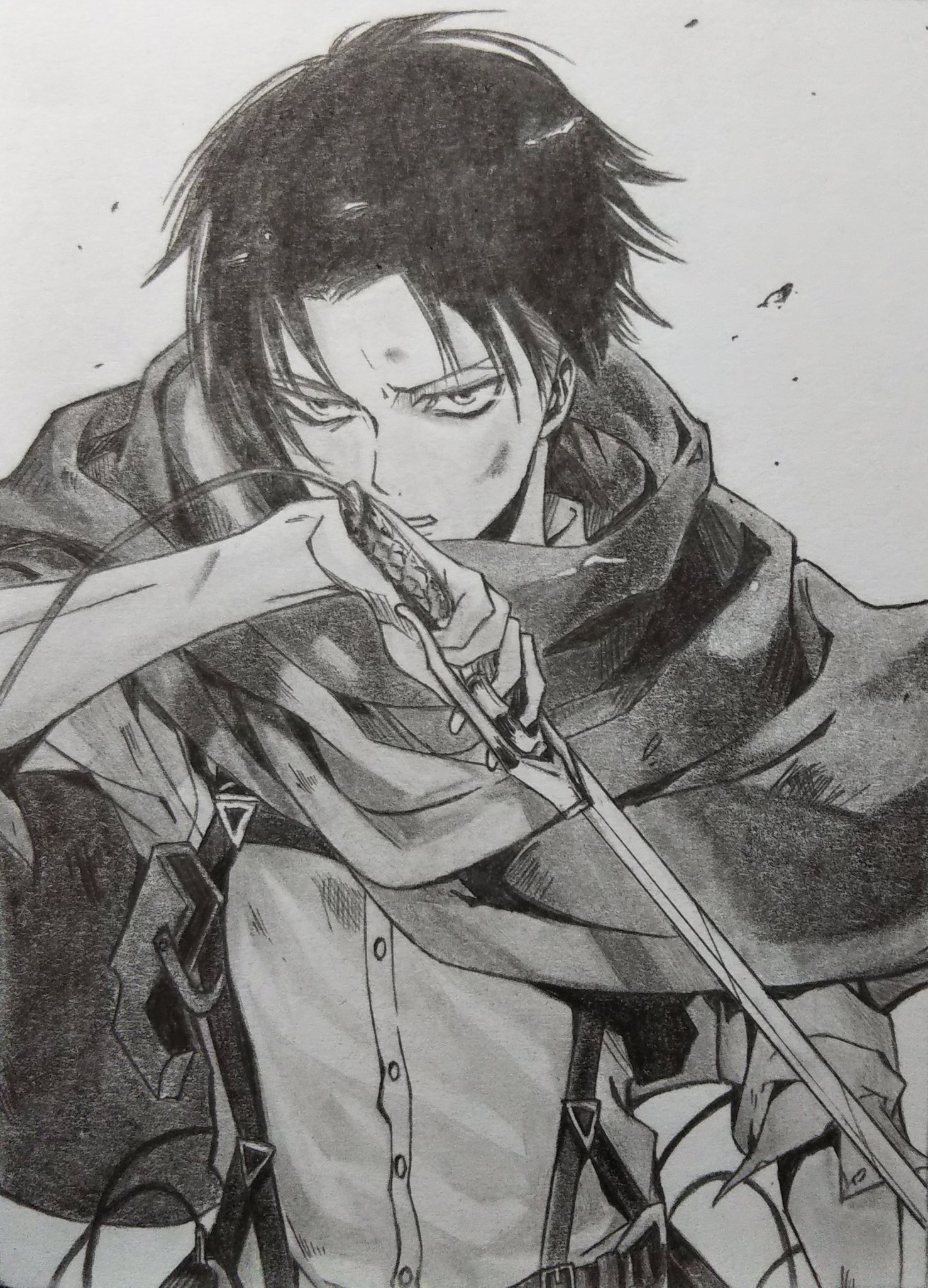 ナスキア 50音チャレンジ り リヴァイ 今回は特に力入れて描きましたので 良ければ多くの方に見て頂きたいです リヴァイ リヴァイ兵長 進撃の巨人 模写 イラスト 鉛筆画 T Co Wljoro70hw Twitter