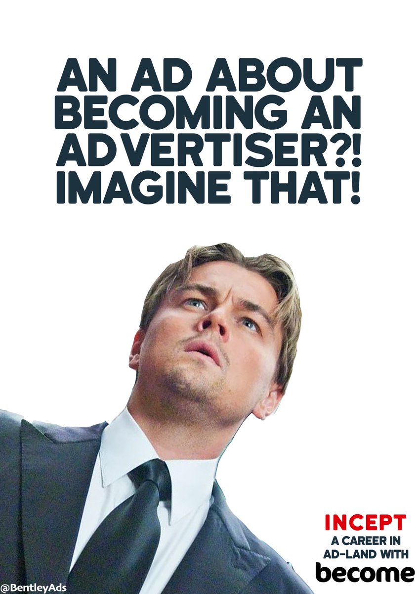 BentleyAds's tweet photo. Another @OneMinuteBriefs entry today with @become_UK for my #DreamJob in the ad industry, but more for fun &amp; Leo of course! https://t.co/9gviPY865K