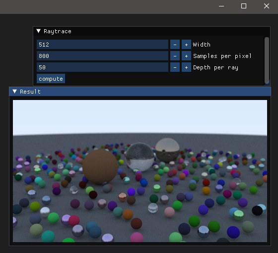 _JCplusplus_'s tweet photo. After reading Peter Shirley's "Ray Tracing in One Weekend" I have been working on this CPU raytracer for a couple of days with some multithreading optimization and this has been the result: https://t.co/cyXJDjSmfs