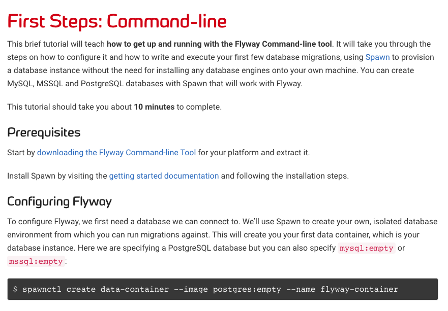 FlywayDb tweet picture