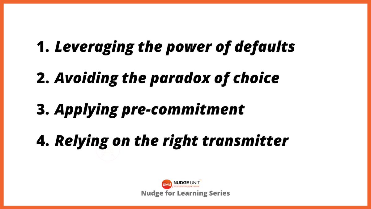BVANudgeConsult's tweet photo. In the 2nd instalment of our #NudgeForLearning Series by @bressoud, we take a look typical challenges in #training enrolment and how #nudges can be applied to overcome them through your #communication.
Available to read now: https://t.co/zb30cmiLhb https://t.co/l5jFk4P5KX
