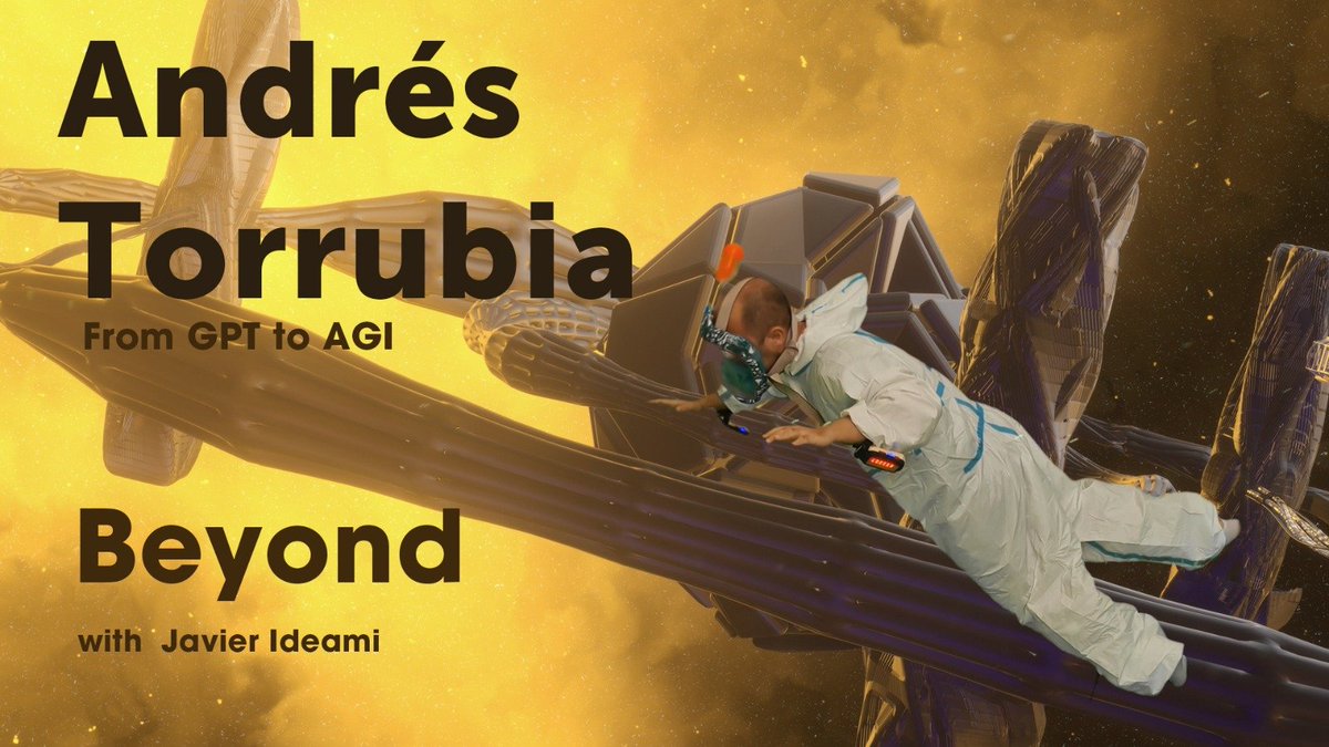 La ciencia ficción y la IA son mis dos pasiones que se unen en este episodio de Beyond donde <a href="/ideami/">Javier Ideami</a> entrevista a mi alter ego del futuro (año 2030, 1 de Abril para ser exactos 😉) y pasamos un buen rato especulando cómo sería un hipotético GPT11
Mañana: youtube.com/watch?v=QP5JQk…