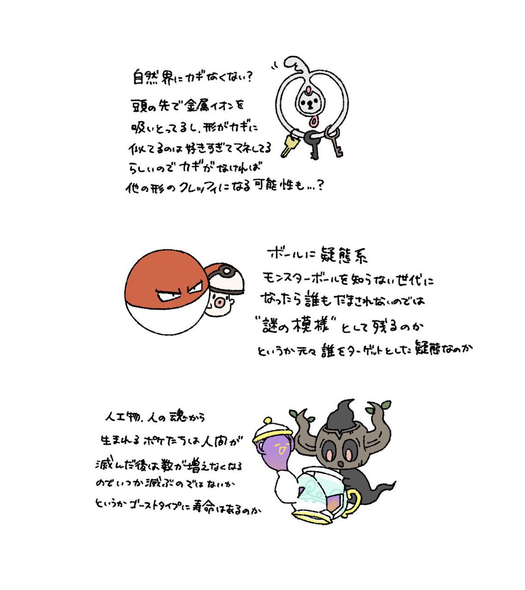 続きの心配ポケ ぽけもん生物学(?)みたいになってきた 