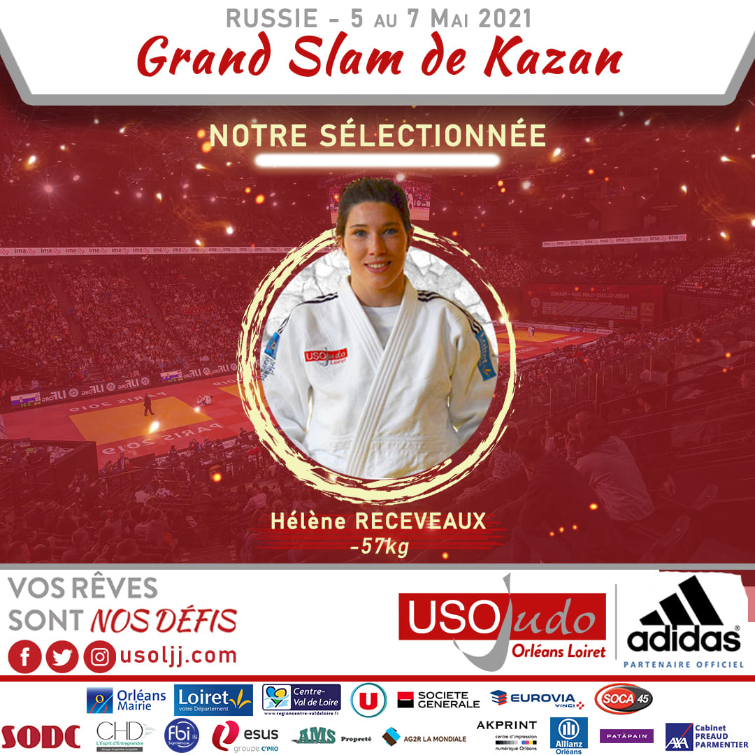 La @ffjudo_officiel a annoncé les sélections des prochaines grandes compétitions :
🔸Monde et GS de Kazan : Hélène Receveaux -57 kg💪
🔸Europe : <a href="/AudreyTcheumeo/">Audrey Tcheuméo</a> -78kg👍
Bravo les filles, on a hâte de vous voir défendre les couleurs de la France 🇲🇫 et de la #TeamUSO !✌👊
#usoljj