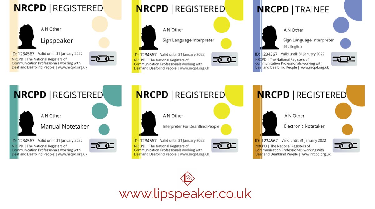If you’ve booked communication support, your LSP should show you their <a href="/NRCPD/">NRCPD</a> badge so you can be certain you’re working with a registered professional. If they don’t show you, be sure to ask to see it #TopTips