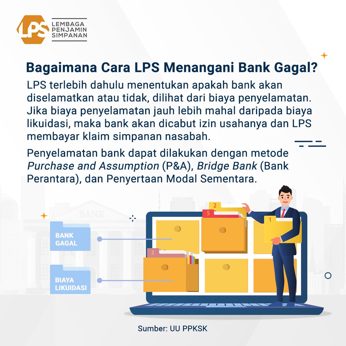 Lps Ri Idic On Twitter Salah Satu Fungsi Lps Adalah Menangani Bank Gagal Atau Bank Bermasalah Sahabat Lps Penasaran Kira Kira Apa Yang Akan Terjadi Setelah Suatu Bank Dinyatakan Gagal Cek Gambar