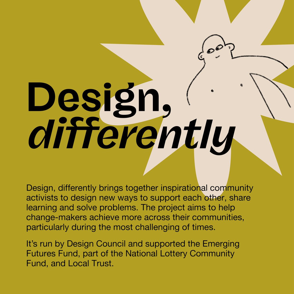 designcouncil's tweet photo. "Let us amplify the #design work that is already taking place in communities" Our Chief Design Officer @catdrew_ spoke at #DesignDifferently, a workshop for community activists & change-makers, which is supported by the Emerging Futures Fund, part of @TNLComFund & @LocalTrust. https://t.co/a83pPUThb1