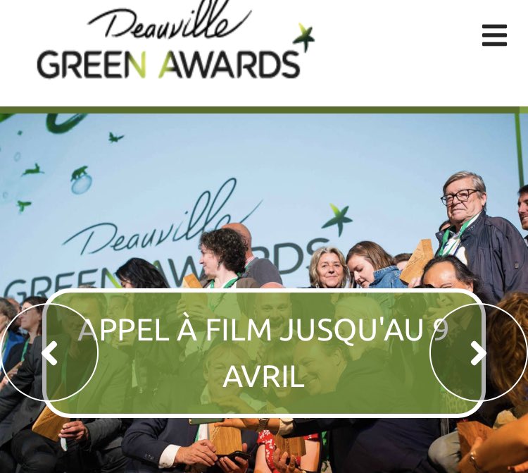 #environnement 🇫🇷
👉Envoyez vos films 🎥 institutionnels ou spots #rse pour concourir au festival international <a href="/DeauvilleGreenA/">Deauville Green Awards</a> 
👉jusqu’au 9 Avril deauvillegreenawards.com/fr/
👉 #franchementbien partenaire de l’opération
