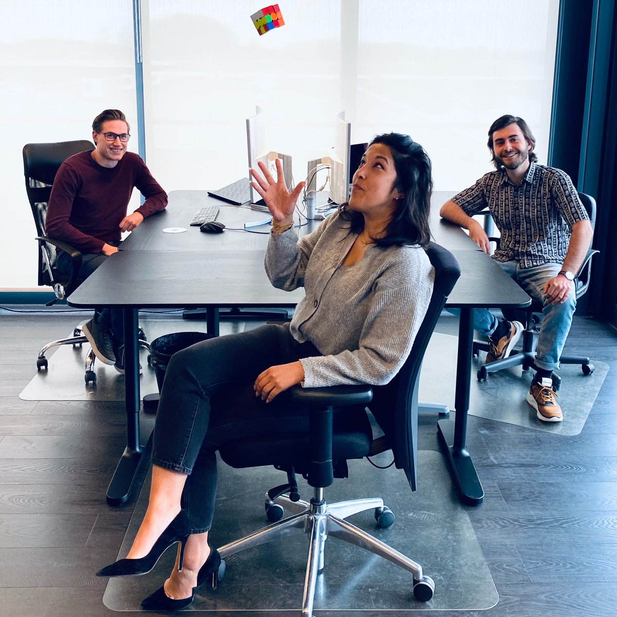Securancy's tweet photo. Er zijn gewoon drie nieuwe collega’s gestart bij Securancy! Een verdubbeling op innovatie in ons Dev-team, meer inzicht in duurzaam eten en eindelijk een tweede vrouw onboard die op onze online kanalen gaat laten zien wat we allemaal doen! #team #development #digitalmarketing https://t.co/qHUqckw8h5