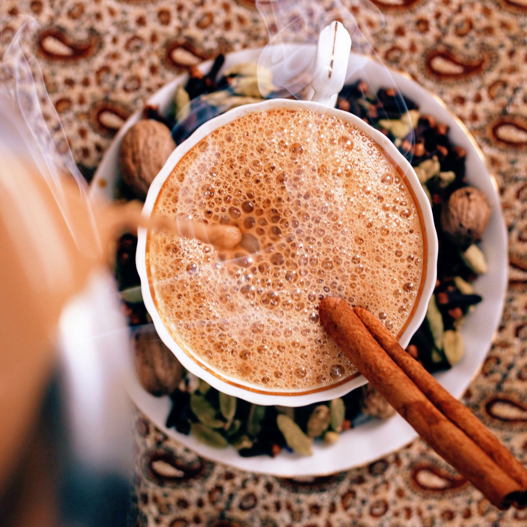 Kickstart your day with a cup of hot masala chai
