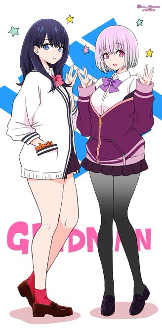 二年越しで六花とアカネ描いた 