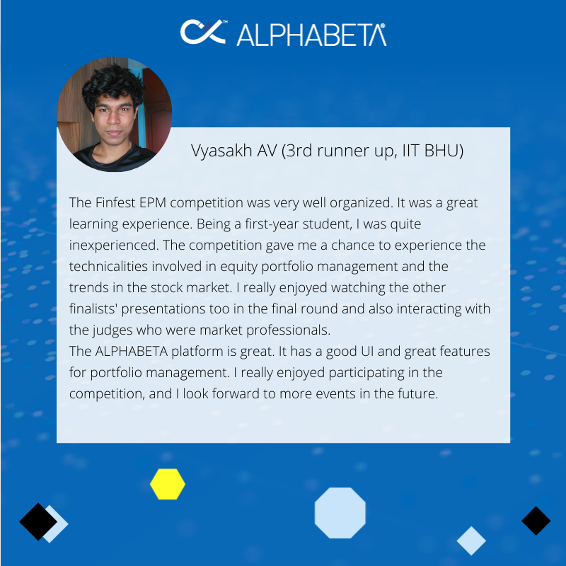 ALPHABETA_INC's tweet photo. #competitions are a fun way to get introduced to investing. For a complex practice such as #investment #management the foundation should be sound and built to enhance interest. 

Concluding another competition with 1000+ participants. Kudos winners. 

#hr #jobs #stock #market https://t.co/s6m6OrAjpR