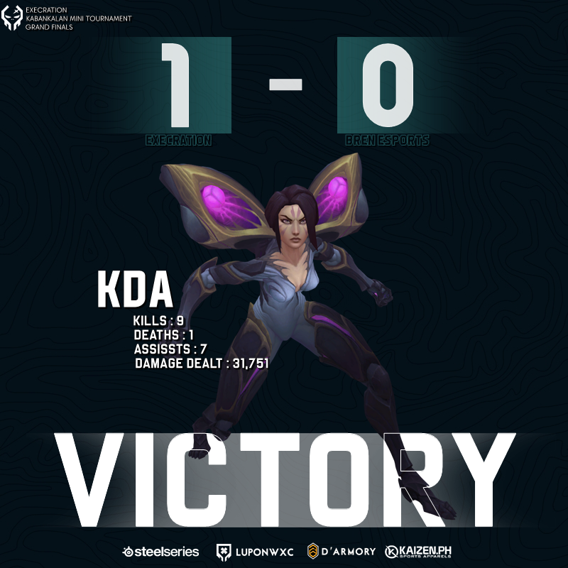 ExecrationGG's tweet photo. GO HOME OR GO BIG? We are now leading the series by 2-1 against Bren Esports. Watch us in Game 4 at Hookings TV FB Page #LabanExe
#ExeShot #ExeWin #ForGlory #LuponWxC
#SteelSeries #DArmory #KaizenPH https://t.co/QAcImKqbLY