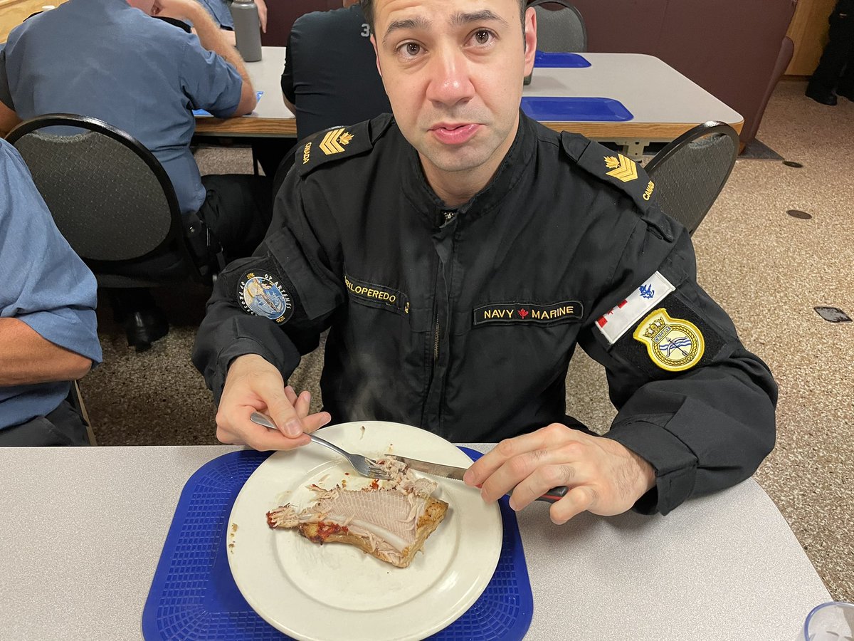 kurtarnold_kurt's tweet photo. Stingray for supper. Would you try it? @HMCSNCSMCalgary #stingray #trynewthings #food #firsttimeforme My first time working with stingray, quite the experience. Mixed reviews but overall they liked it. https://t.co/wWraR3v0kc