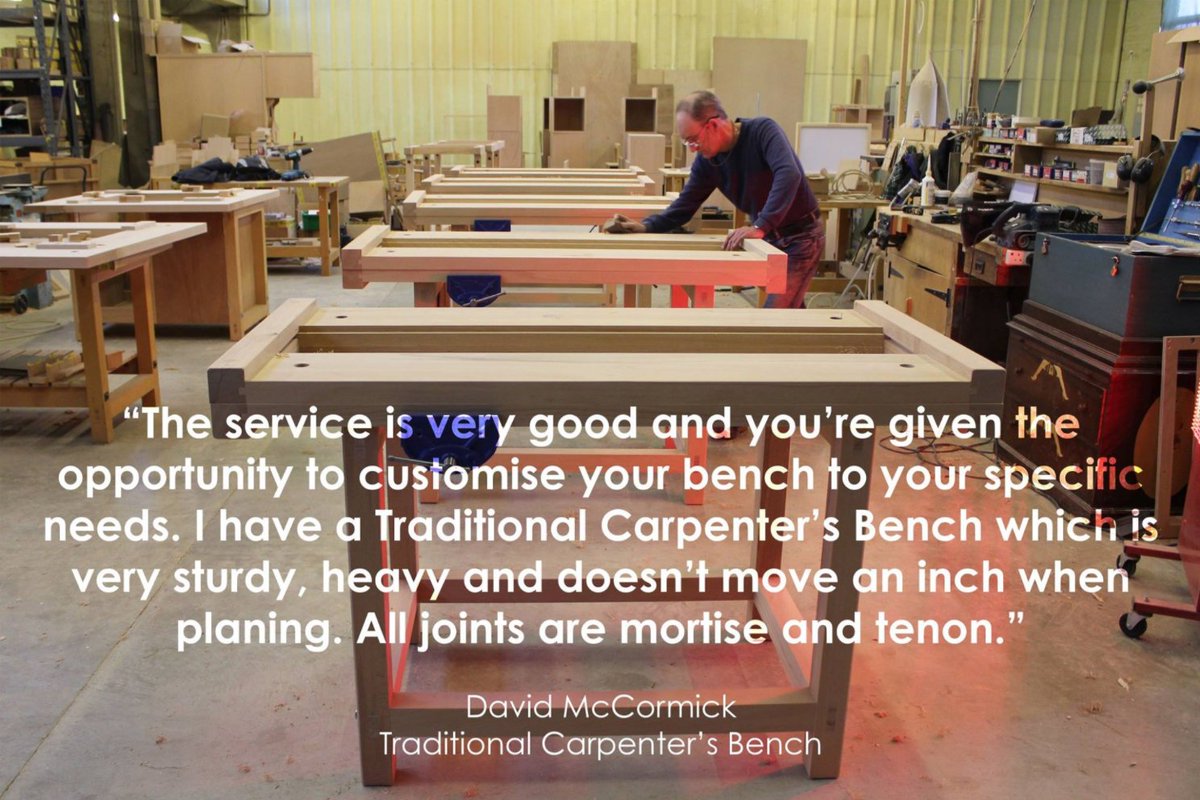 For those in the UK, did you have a good Easter weekend? We're recharged (with chocolate) and back to building your custom benches and tables