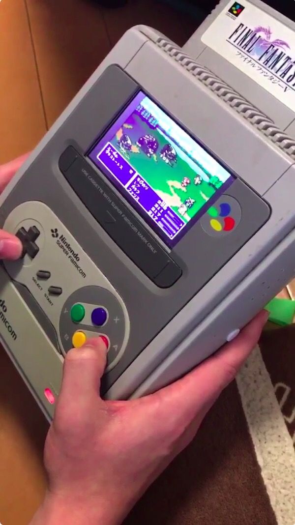 SNES handheld? Might need big pockets.
