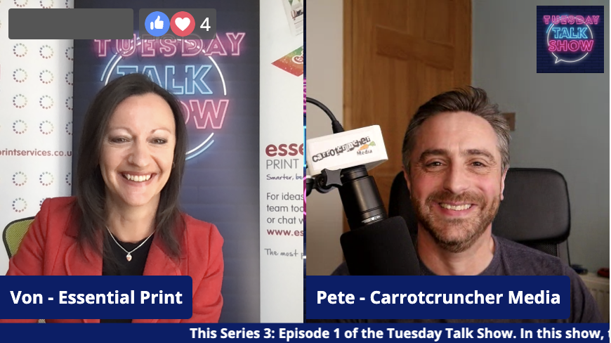 What a way to start our working week; S3: E1 of the Tuesday Talk Show is now available to view over at > youtu.be/wG9dhVcj0V8 with our very own <a href="/Yvonnegorman/">Yvonne Gorman</a> in the hot seat being interviewed by the legendary @PeteOffTheRadio but he's not dead! (Watch the show to get the joke)